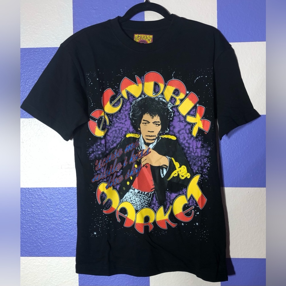 NWT Market x Jimi Hendrix Kiss The Sky Tee